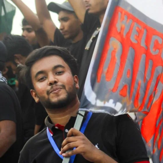 Sayeed Ibne Nasir, Assistant Organising Secretary of the club.